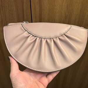 ❤️ a new day Light Pink Half-Moon Clutch